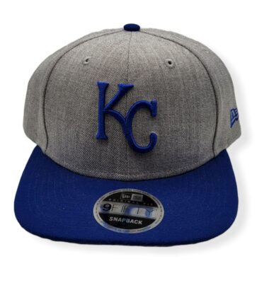 New Era Kansas City Royals 9Fifty Heather Action Original Fit Adjustable Snapback Hat Cap