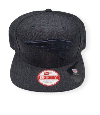New Era New England Patriots 9Fifty Heather Navy Adjustable Snapback Hat Cap