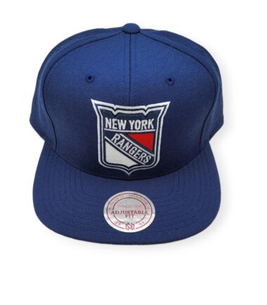 Mitchell & Ness New York Rangers Vintage Wool Blue Adjustable Snapback Hat Cap