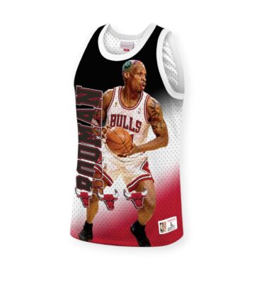 Mitchell & Ness Chicago Bulls Dennis Rodman Behind The Back Hardwood Classics Black Fashion Tank Size XL