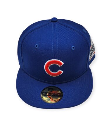 New Era Chicago Cubs 59Fifty 2016 World Series Wool Fitted Hat Cap Size 7 1/8