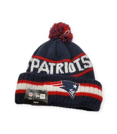 New Era New England Patriots Authentic 2016 Youth Color Sideline Sport Knit Beanie Cold Weather Hat