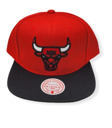 Mitchell & Ness Chicago Bulls Team 2 Tone 2.0 Adjustable Snapback Hat Cap