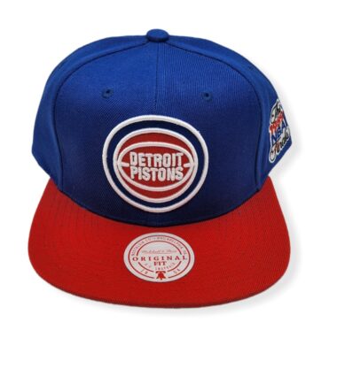 Mitchell & Ness Detroit Pistons The Champs 1989 Finals Adjustable Snapback Hat Cap