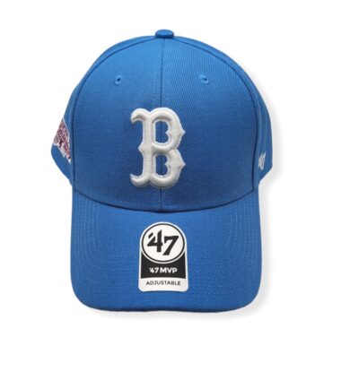 '47 Boston Red Sox MVP Sure Shot 2007 World Series Periwinkle Adjustable Snapback Hat Cap