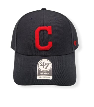 '47 Cleveland Indians MVP Navy/Red "C" Logo Adjustable Strap Hat Cap