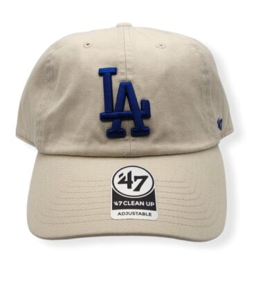 '47 Los Angeles Dodgers Clean Up Natural Adjustable Strap Hat Cap