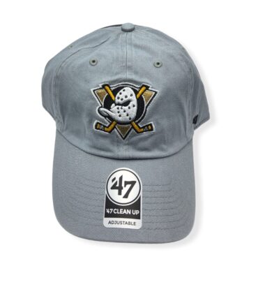 '47 Anaheim Ducks Clean Up Storm Grey Adjustable Strap Hat Cap