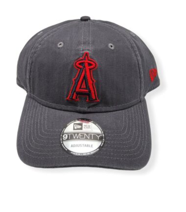 New Era Los Angeles Angels 9Twenty Core Classic Twill Graphite Adjustable Strap Hat Cap