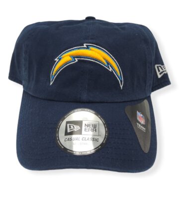 New Era Los Angeles Chargers Casual Classic Navy Adjustable Strap Hat Cap