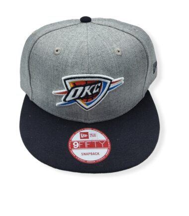 New Era Oklahoma City Thunder 9Fifty Heather Action Adjustable Snapback Hat Cap