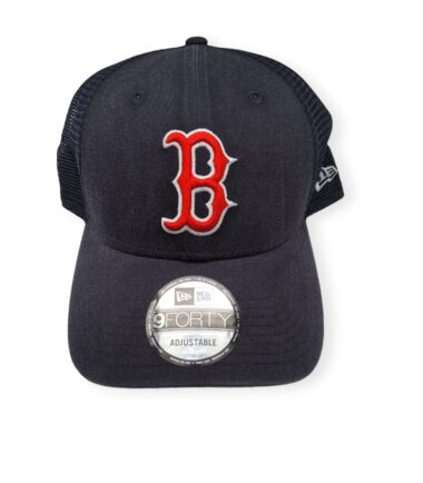 New Era Boston Red Sox 9Forty Trucker Adjustable Snapback Hat Cap