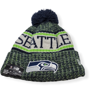 New Era Seattle Seahawks Authentic 2018 Color Sport Knit Beanie Cold Weather Hat
