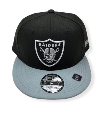 New Era Las Vegas Raiders 9Fifty 2 Tone Black/Gray Adjustable Snapback Hat Cap