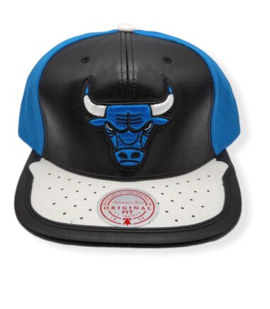 Mitchell & Ness Chicago Bulls Day One Royal/White Adjustable Snapback Hat Cap