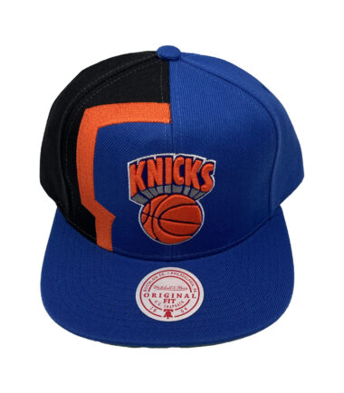 Mitchell & Ness New York Knicks Retroline Blue Adjustable Snapback Hat Cap
