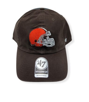 '47 Cleveland Browns Clean Up Brown Adjustable Strap Hat Cap