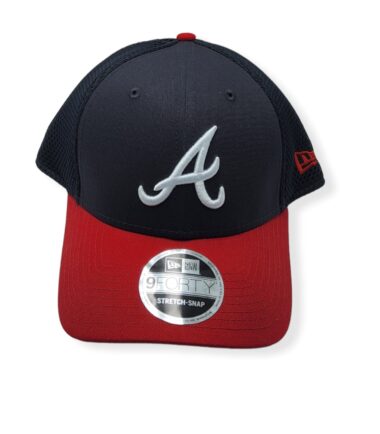 New Era Atlanta Braves 9Forty Stretch Snap Team Neo B1 Adjustable Snapback Hat Cap