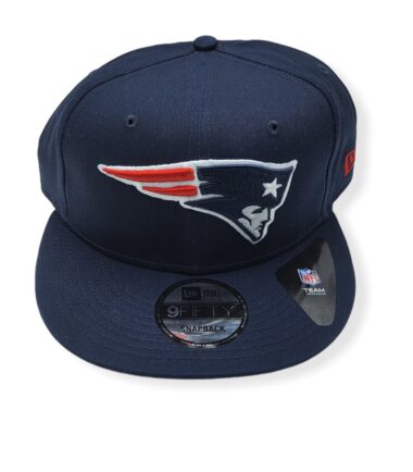 New Era New England Patriots 9Fifty Basic Navy Adjustable Snapback Hat Cap