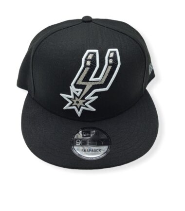 New Era San Antonio Spurs 9Fifty Threads XL Logo Adjustable Snapback Hat Cap