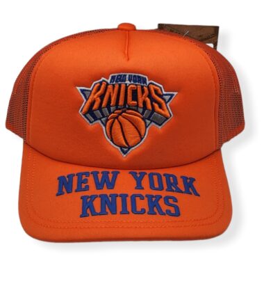 Mitchell & Ness New York Knicks Puff The Magic Trucker HWC Adjustable Snapback Hat Cap