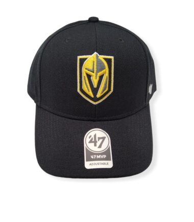 '47 Vegas Golden Knights MVP Black Adjustable Strap Hat Cap