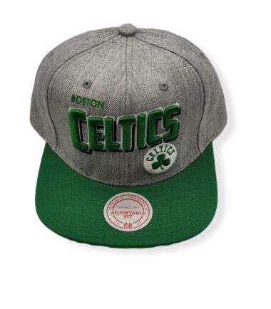 Mitchell & Ness Boston Celtics Tip Off Wave Adjustable Snapback Hat Cap
