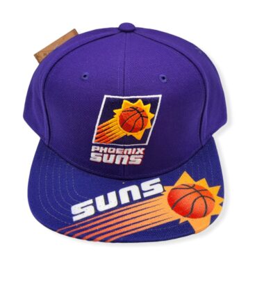 Mitchell & Ness Phoenix Suns Swingman Pop Hardwood Classics Purple Adjustable Snapback Hat Cap