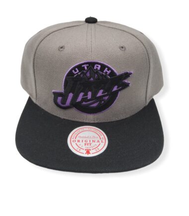 Mitchell & Ness Utah Jazz Neon Lights Hardwood Classics Adjustable Snapback Hat Cap