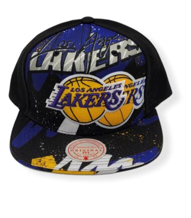 Mitchell & Ness Los Angeles Lakers Hyper Loops DNA Adjustable Snapback Hat Cap