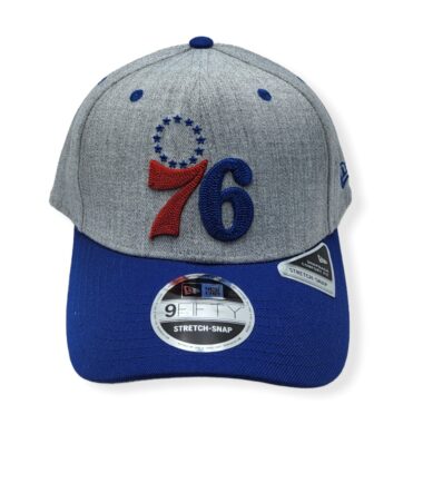 New Era Philadelphia 76ers 9Fifty Stretch Snap Team Stitched Adjustable Snapback Hat Cap