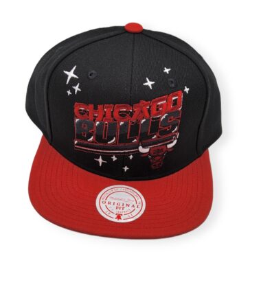 Mitchell & Ness Chicago Bulls Anime Black/Red Adjustable Snapback Hat Cap