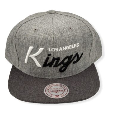 Mitchell & Ness Los Angeles Kings Tri Pop Special Script Adjustable Snapback Hat Cap