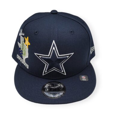 New Era Dallas Cowboys 9Fifty Icon E1 Navy Adjustable Snapback Hat Cap