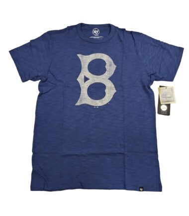 '47 Brooklyn Dodgers Cooperstown Collection Bleacher Blue Tee Shirt Size XL